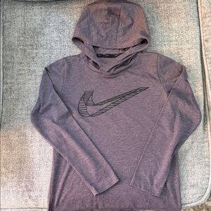 Nike Kids Heathered Gray Long Sleeve Tee